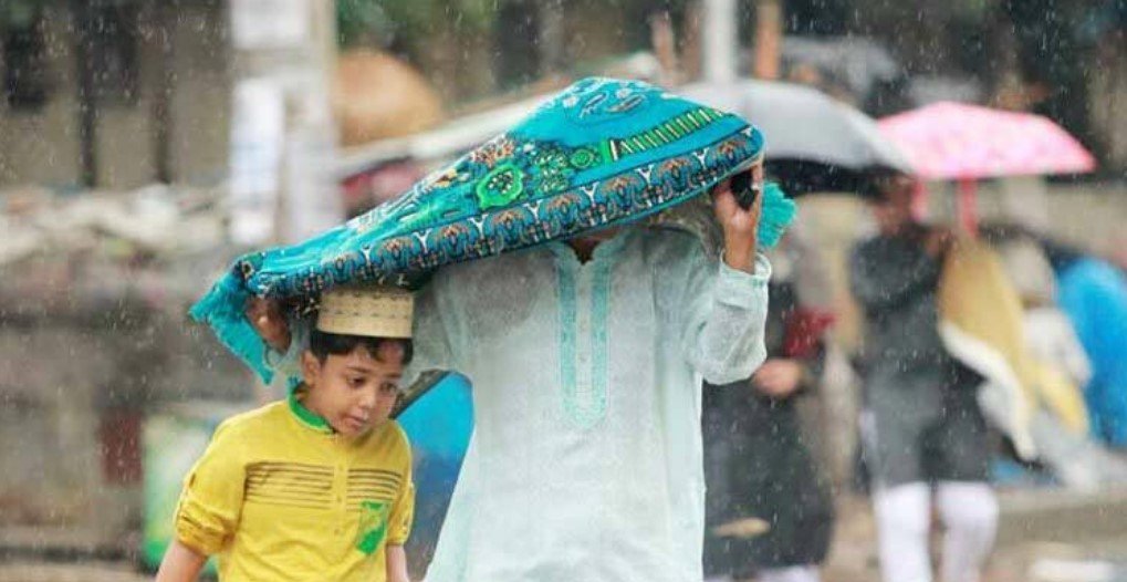 ঈদের দিন কোথাও ভারী, কোথাও হালকা বৃষ্টির আভাস